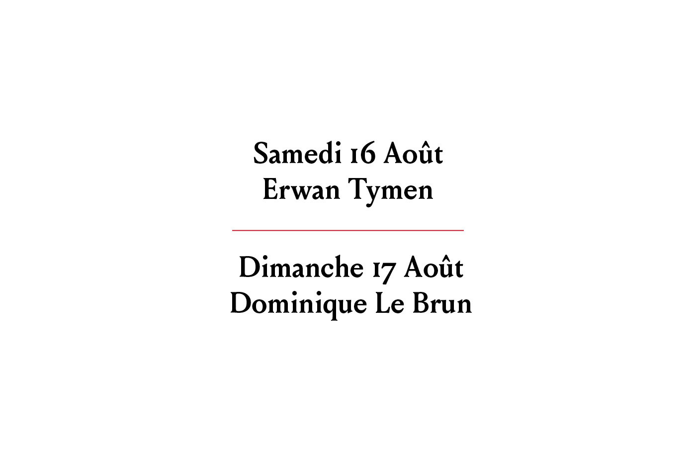 Rencontres avec Erwan Tymen et Dominique Le Brun
