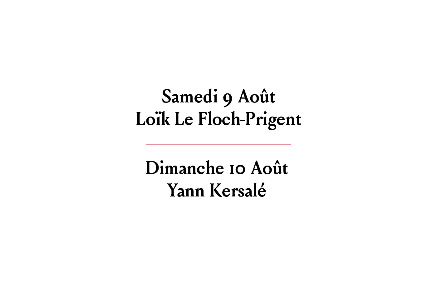 Rencontres avec Loïk Le Floch-Prigent et Yann Kersalé