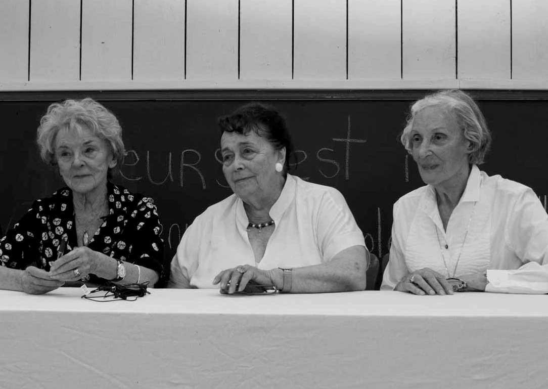 Trio des Rimes : Françoise Besse, Suzanne Julliard et Mona Ozouf